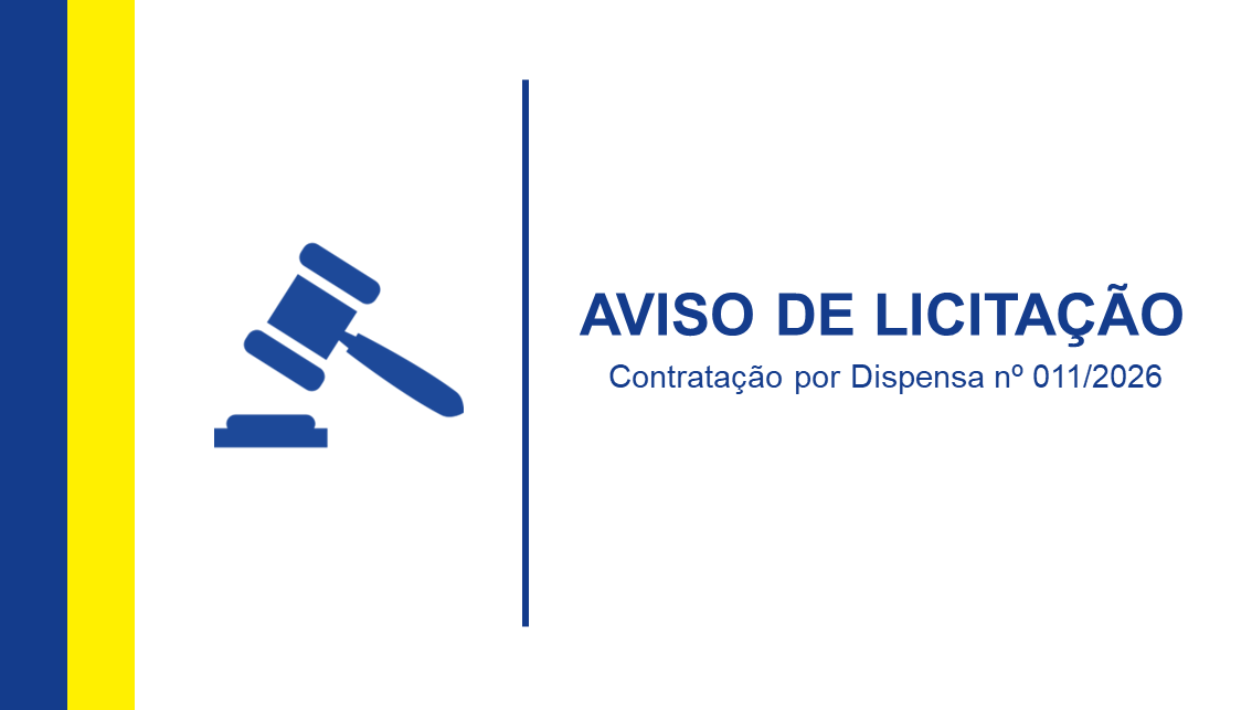 Imagem da notícia: Dispensa nº 11/2026