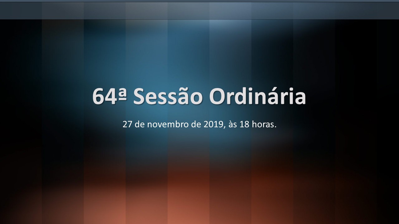 64ª Sessão Ordinária