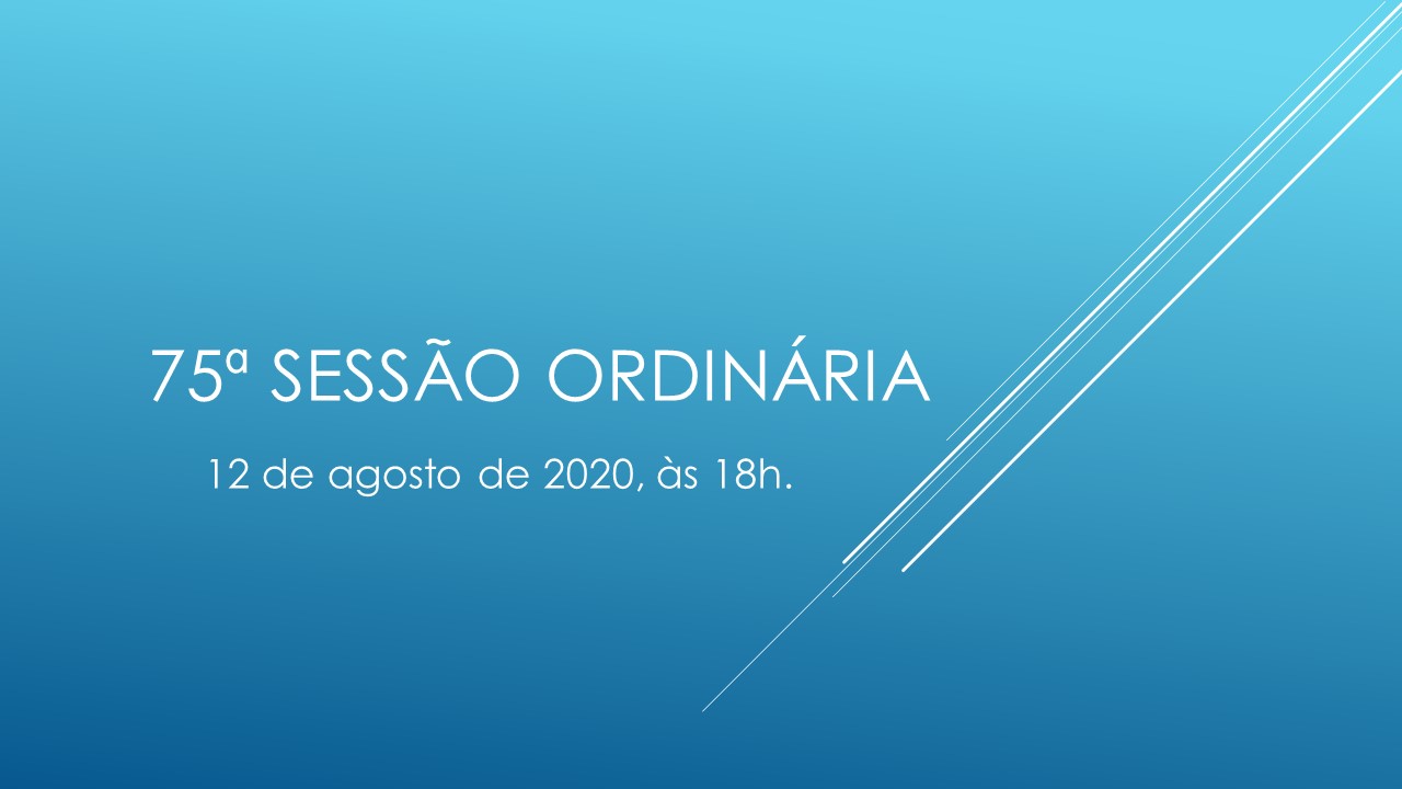 75ª Sessão Ordinária