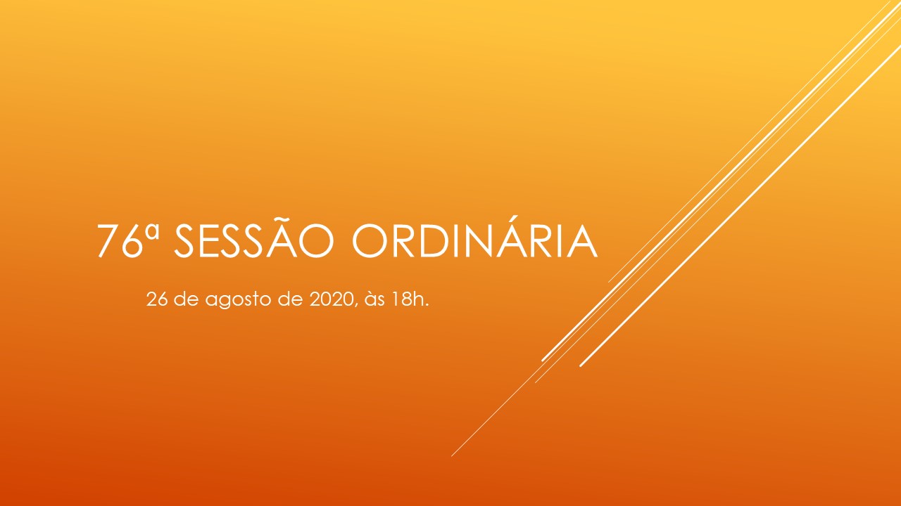 76ª Sessão Ordinária