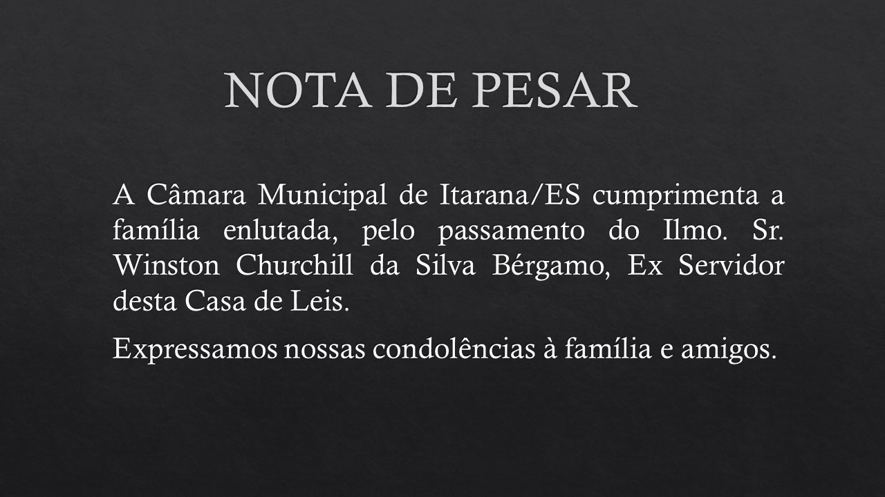 Nota de Pesar