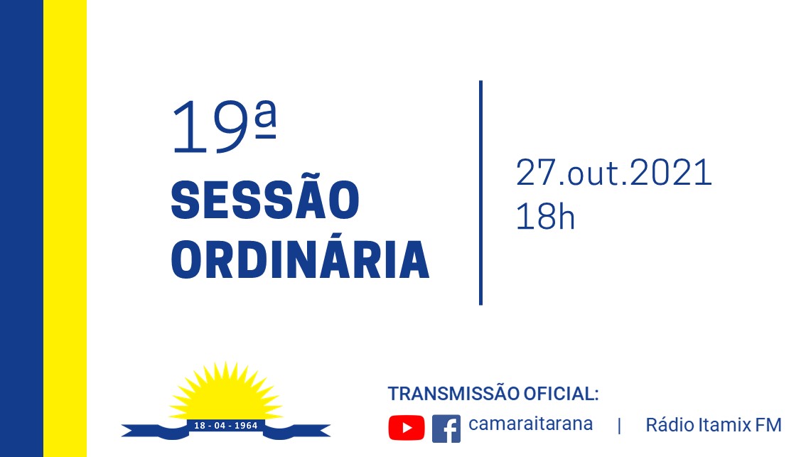 19ª Sessão Ordinária